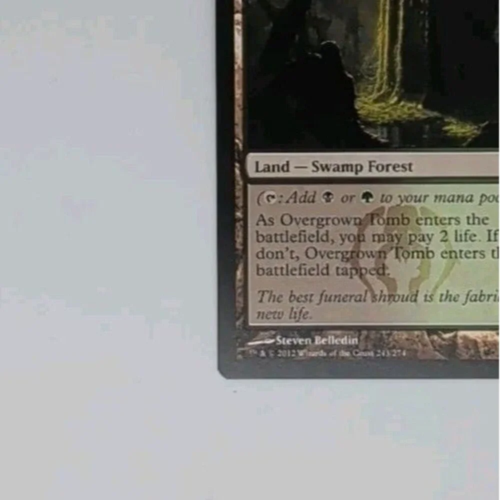Rare Overgrown Tomb - Return to Ravnica (RTR) 2012, 243/274
